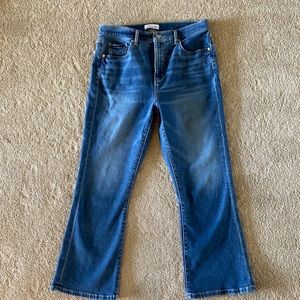 Loft kick crop jeans. Size 10.